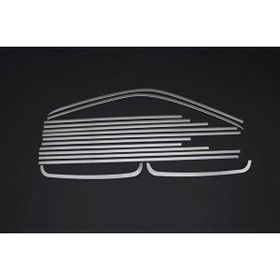 Omsa VW T5 Caravelle 14 Parça Tek Sürgülü (Uzun Şasi) 2003 ve Sonrası Krom Cam Çerçevesi