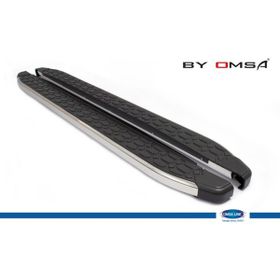 Omsa VW T5 Caravelle Blackline Krom Uzun Şase 2003-2015 Arası Yan Basamak