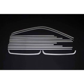 Omsa VW T5 Multivan 14 Parça Tek Sürgülü (Uzun Şasi) 2003 ve Sonrası Krom Cam Çerçevesi
