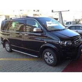 Omsa VW T5 Transporter 14 Parça Tek Sürgü Uzun Şase 2003-2010 Arası Krom Cam Çerçevesi