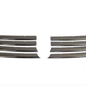Omsa VW T5 Transporter 8 Parça 2003-2010 Arası Siyah Krom Ön Panjur