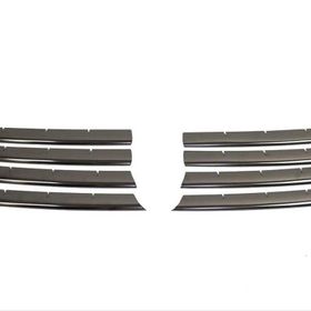 Omsa VW T5 Transporter 8 Parça 2003-2010 Arası Siyah Krom Ön Panjur