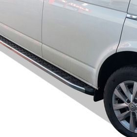 Omsa VW T5 Transporter Blackline Krom Kısa Şase 2003-2014 Arası Yan Basamak