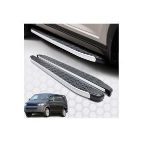 Omsa VW T5 Transporter Blackline Uzun Şase Alüminyum 2003-2014 Arası Yan Basamak