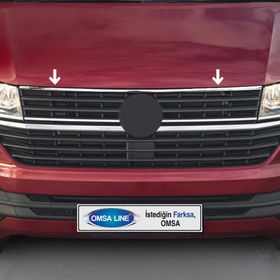 Omsa VW T6.1 Caravelle 2020 ve Sonrası Krom Ön Panjur Kaput Üst Çıtası