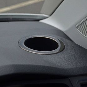 Omsa VW T6.1 Caravelle Siyah Krom 2 Parça 2020 ve Sonrası Bardaklık Çerçevesi