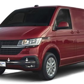 Omsa VW T6.1 Transporter 2020 ve Sonrası 4 Parça Krom Ön Tampon Alt Izgara