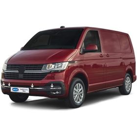 Omsa VW T6.1 Transporter 2020 ve Sonrası 4 Parça Krom Ön Tampon Alt Izgara