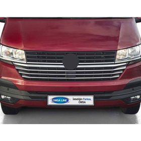 Omsa VW T6.1 Transporter 5 Parça 2020 ve Sonrası Krom Ön Panjur Alt Çıtası