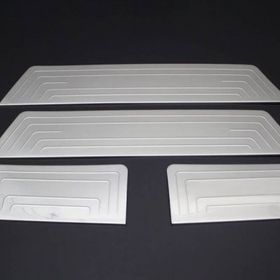 Omsa VW T6 Transporter Krom Taşlı 4 Parça 2015 ve Sonrası Kapı Eşiği