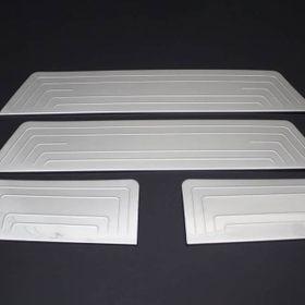 Omsa VW T6 Transporter Krom Taşlı 4 Parça 2015 ve Sonrası Kapı Eşiği