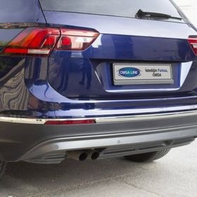 Omsa VW Tiguan 2016-2020 Arası 3 Parça Krom Arka Tampon Çıtaları