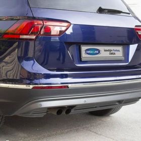 Omsa VW Tiguan 2016-2020 Arası 3 Parça Krom Arka Tampon Çıtaları