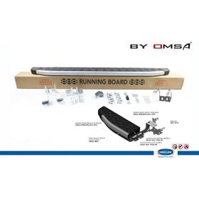 Omsaline Bmw X1 Blackline 2009-2015 Aluminyum Yan Basamak Koruma