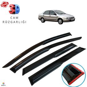 Omsaline Fiat Marea 4 Parça Mugen Cam Rüzgarlığı