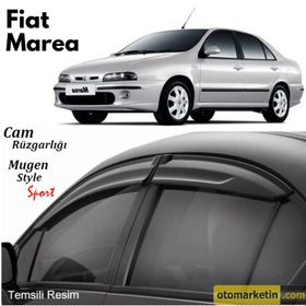 Omsaline Fiat Marea 4 Parça Mugen Cam Rüzgarlığı