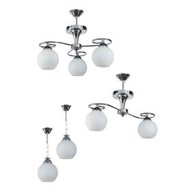 Ömür Avize Avizeseti Modern Füme Komple Set Avize Tekli Ikili Üçlü Avize