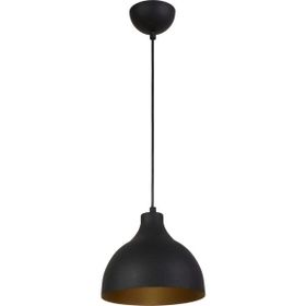 Ömür Avize Modern Retro Siyah Genç Çocuk Odası Salon Metal Tekli Avize