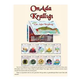 On Ada Krallığı Serisi Kutulu 10 Kitap Üçgen Çocuk