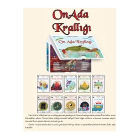 On Ada Krallığı Serisi Kutulu 10 Kitap Üçgen Çocuk