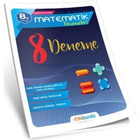 On Burda Yayınları 8.Sınıf LGS Matematik Denemeleri