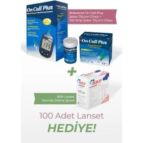 On Call Plus Kan Şekeri Ölçüm Cihazı + 100 Strip