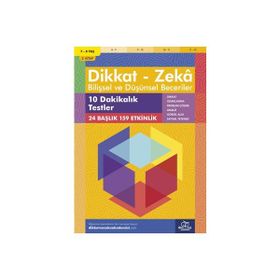 On Dakikalık Testler - Matematik Ve Görsel Zeka (7 -8 Yaş) - Dikkat Zeka Yayınları