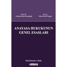 On İki Levha Yayıncılık - Anayasa Hukukunun Genel Esasları
