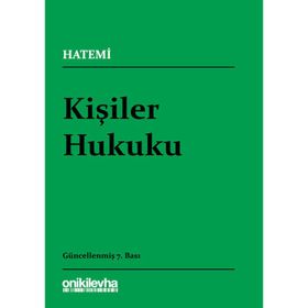 On İki Levha Yayıncılık - Kişiler Hukuku