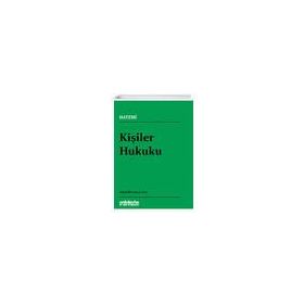 On İki Levha Yayıncılık - Kişiler Hukuku