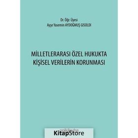 On İki Levha Yayıncılık - Milletlerarası Özel Hukukta Kişisel Verilerin Korunması