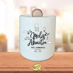 On Numara Hediye Kişiye Özel Seramik Kumbara