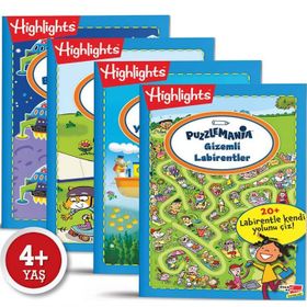 On The Go Serisi 4`lü Set Dikkat Atölyesi Yayınları