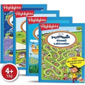 On The Go Serisi 4`lü Set Dikkat Atölyesi Yayınları