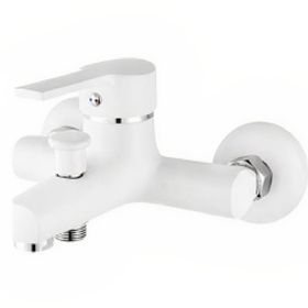 On2 Armatür Delta Beyaz Banyo Bataryası