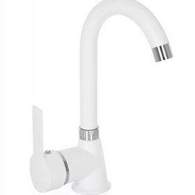 On2 Armatür Delta Beyaz Lavabo Bataryası