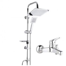 On2 Dubai Banyo Bataryası ile Birlikte Krom Tepe Yağmurlama Duş Seti