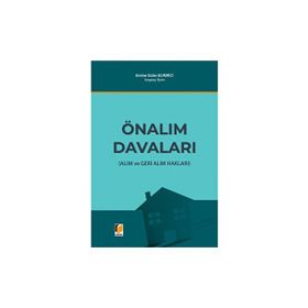 ÖNALIM (ŞUF'A) DAVALARI - MÜSLİM TUNABOYLU
