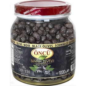 Öncü 1 kg xl Yağlı Siyah Zeytin Pet