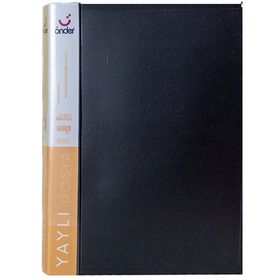 Önder 1106-3 PP A4 Siyah Yaylı Dosya