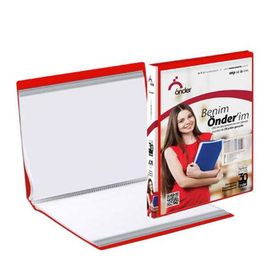 Önder 1210 PP Ön Cepli 10 Poşetli Kırmızı Sunum Dosyası