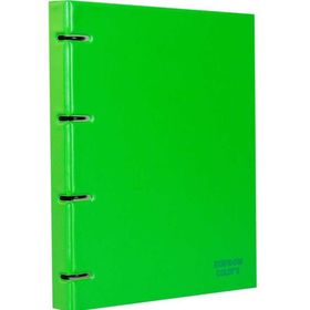 Önder 122-19 Rainbow Colors 4 Halkalı PVC Yeşil Klasör