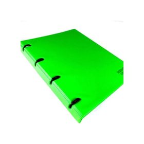 Önder 122-19 Rainbow Colors 4 Halkalı PVC Yeşil Klasör
