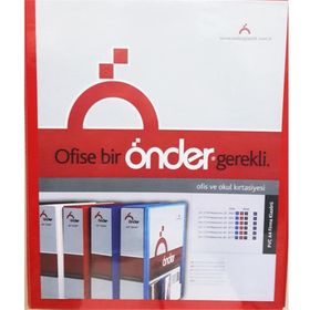 Önder 2005-2 2 Halkalı Kırmızı 5 cm Firma Klasörü