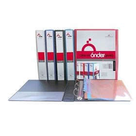 Önder 2012-2 A4 2 cm 4 Halka Kırmızı Firma Klasörü