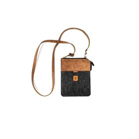 Önder 538-03 Messenger Siyah Askılı Keçe Çanta
