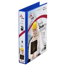 Önder A4 2013 3 Cm 4 Halkalı Lacivert Firma Klasörü