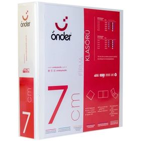 Önder Beyaz A4 4 Halkalı 70 mm Sunum Klasörü