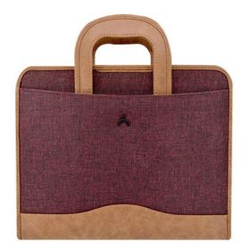 Önder Bordo 802-08 Exclusive Milano Gizli Saplı Evrak Çantası