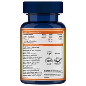 One Up C Vitamini 1000 mg 30 Tablet